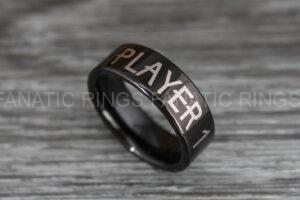 Player 1 Player 2 Rings, Gamer Rings, Gamer Jewelry, Gamer Wedding Ring