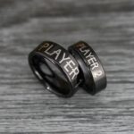 Player 1 Player 2 Rings, Gamer Rings, Gamer Jewelry, Gamer Wedding Ring - Image 4