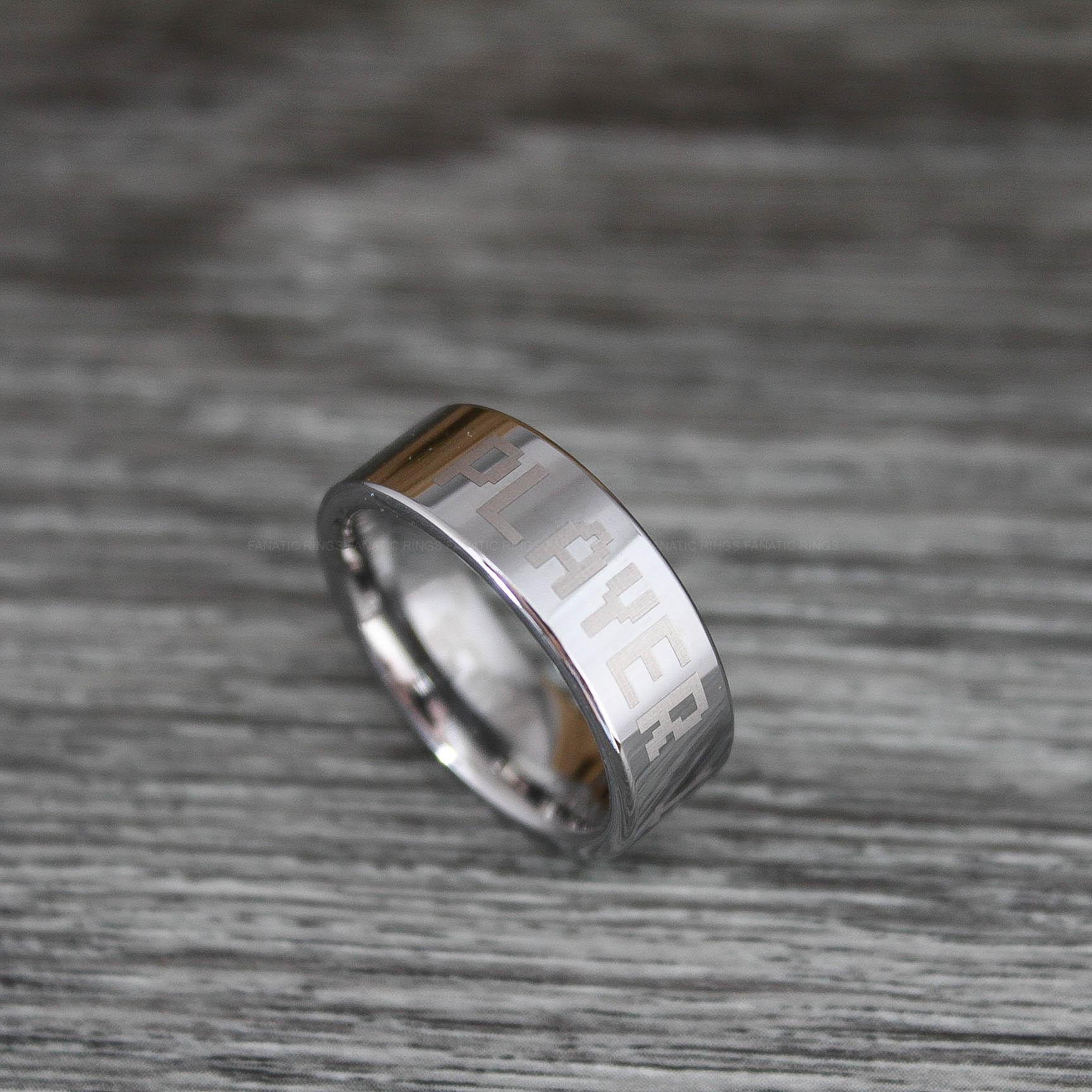 IMG_0429 Player 1 Player 2 Rings, Gamer Rings, Gamer Jewelry, Gamer Wedding Ring - Image 1