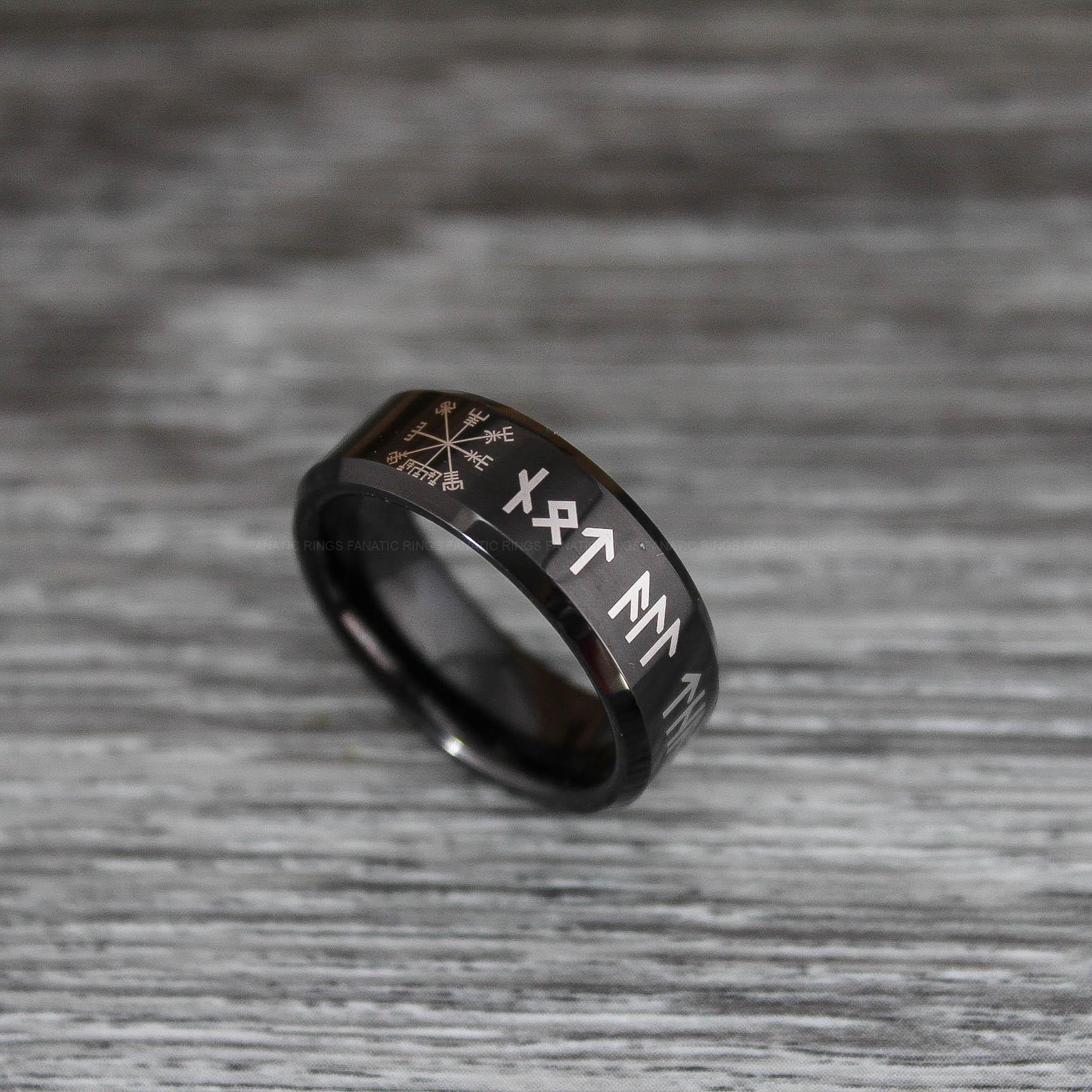 IMG_0432 Til Valhalla Rings, Vikings Rings, Runes Rings, Nordic Rings, Norsemen Rings, Nordic Runes Rings - Image 1