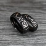 Player 1 Player 2 Rings, Gamer Rings, Couple Ring Set, Couple Wedding Bands