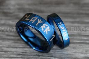Player 1 Player 2 Rings, Gamer Rings, Couple Ring Set, Couple Wedding Bands