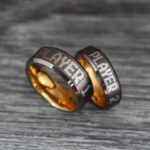 Player 1 Player 2 Rings, Gamer Rings, Couple Ring Set, Couple Wedding Bands