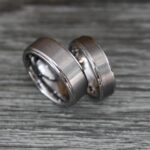 Silver Wedding Rings, Couple Rings, Couple Wedding Bands, Silver Couple Rings