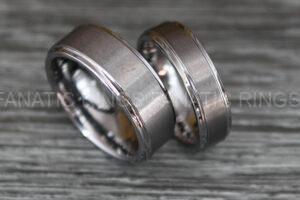 Silver Wedding Rings, Couple Rings, Couple Wedding Bands, Silver Couple Rings