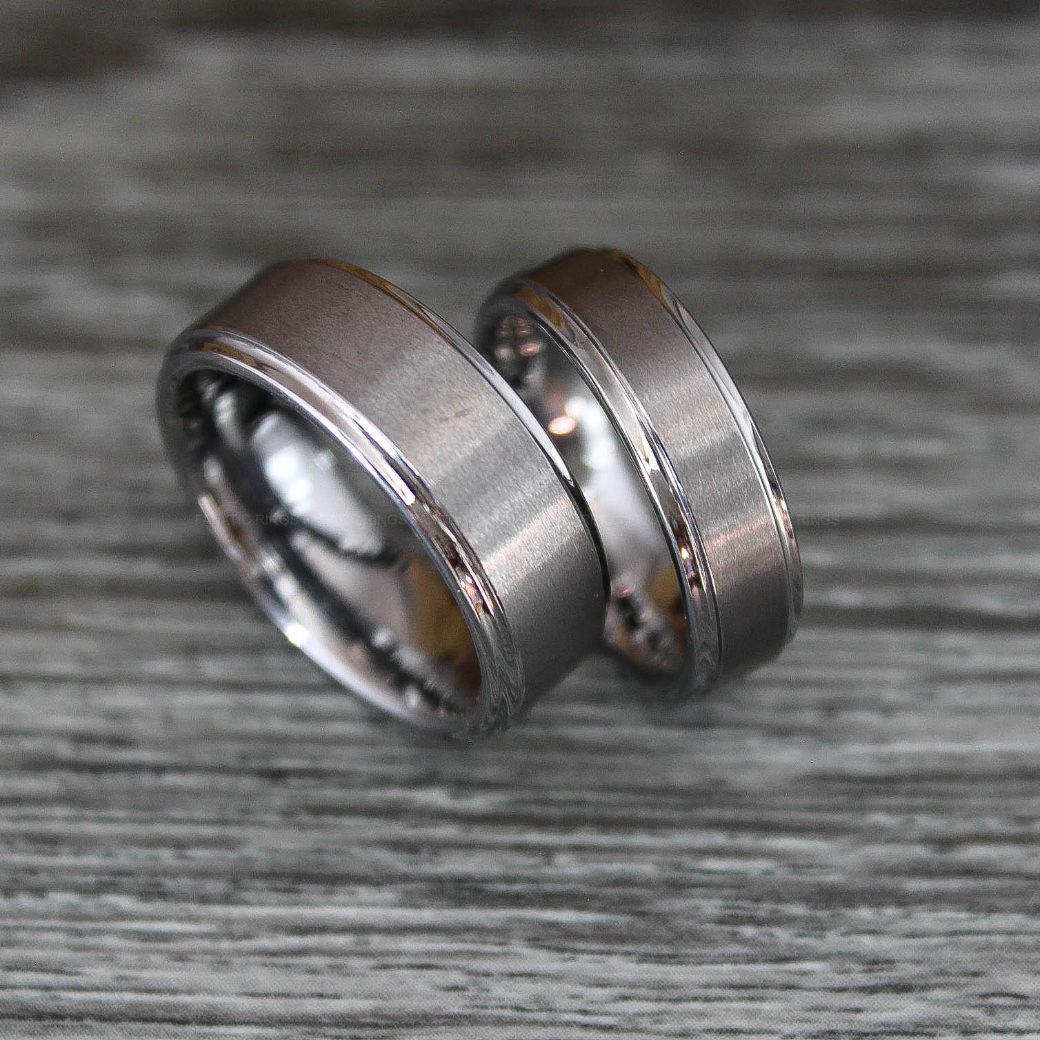 IMG_0453 Silver Wedding Rings, Couple Rings, Couple Wedding Bands, Silver Couple Rings - Image 1