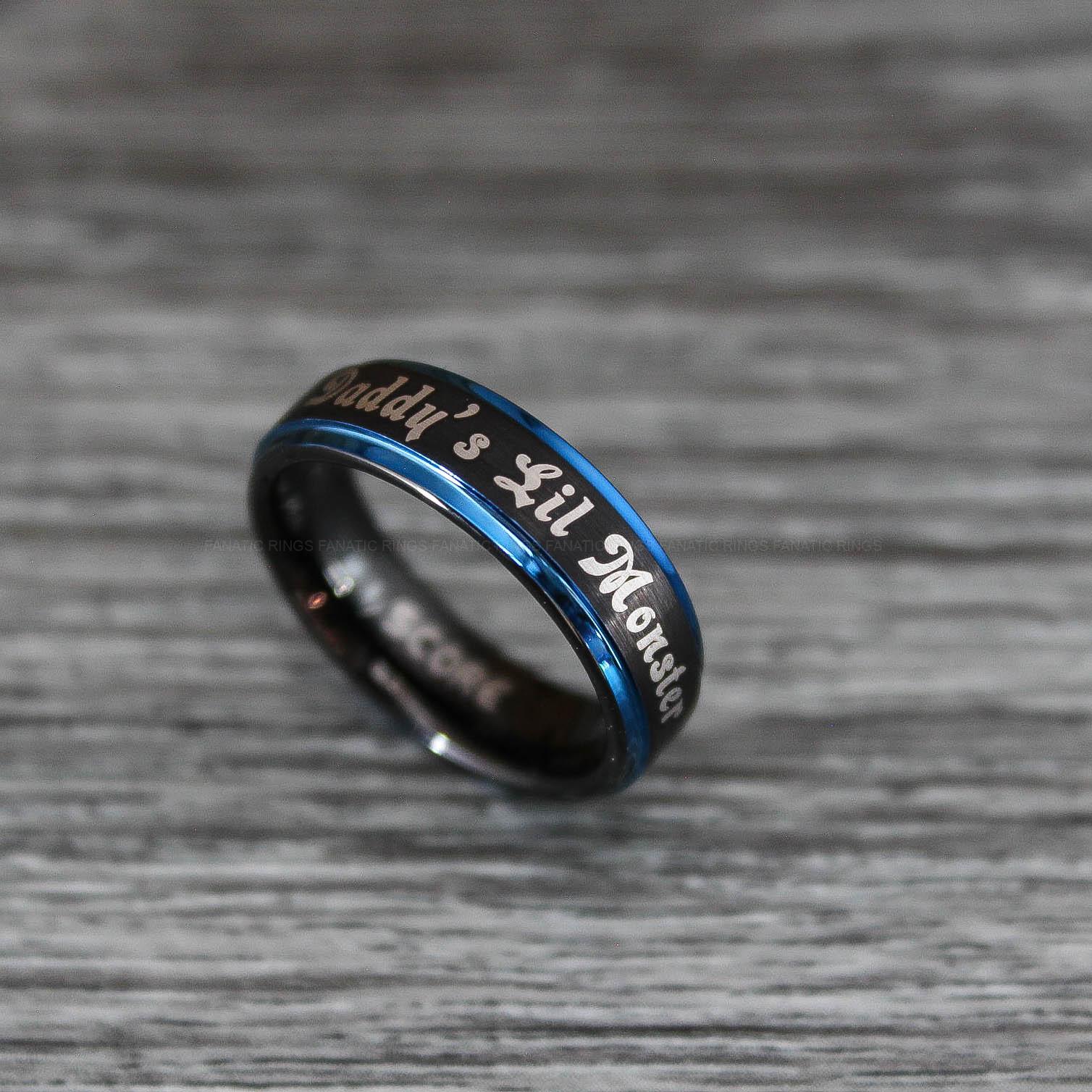 IMG_0462 Suicide Squad Ring, Joker Ring, Joker Wedding Band, Suicide Squad Jewelry, Joker Jewelry - Image 1