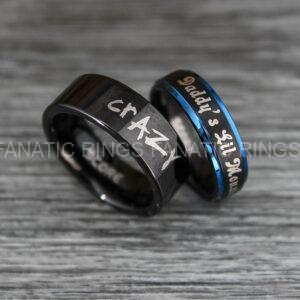 IMG_0463 Suicide Squad Rings, Joker Rings, Joker Wedding Bands, Suicide Squad Jewelry, Joker Jewelry