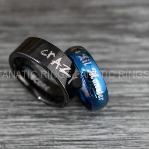 IMG_0464 Suicide Squad Rings, Joker Rings, Joker Wedding Bands, Suicide Squad Jewelry, Joker Jewelry