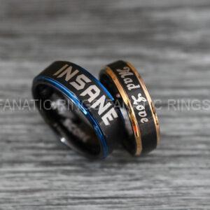 IMG_0466 Suicide Squad Rings, Joker Rings, Joker Wedding Bands, Suicide Squad Jewelry, Joker Jewelry