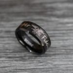 Marines Ring, Semper Fidelis Ring, Marines Wedding Band, Camo Rings, Army Rings, Military Ring, Military Jewelry