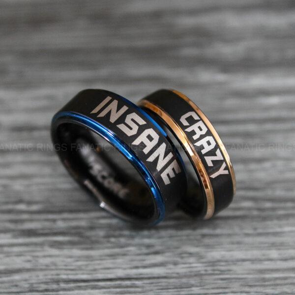 IMG_0470 Suicide Squad Rings, Joker Rings, Joker Wedding Bands, Suicide Squad Jewelry, Joker Jewelry