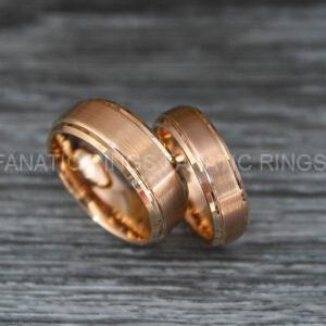 IMG_0488 Rose Gold Wedding Rings, Rose Gold Wedding Bands, Rose Gold Tungsten Rings