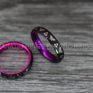 IMG_0490 Gamer Ring, Legend of Zelda Ring, Legend of Zelda Jewelry, Zelda Wedding Band, Zelda Wedding Ring, Gamer Wedding