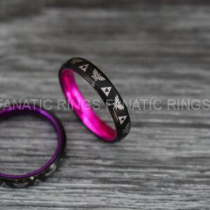 IMG_0491 Gamer Ring, Legend of Zelda Ring, Legend of Zelda Jewelry, Zelda Wedding Band, Zelda Wedding Ring, Gamer Wedding