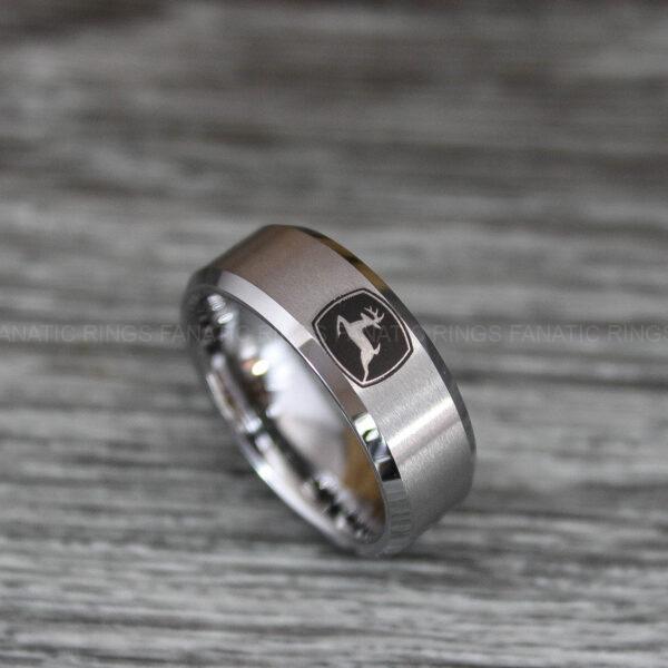 IMG_0502 John Deere Ring, John Deere Wedding Ring, Deere Wedding Band, Farmer Jewelry