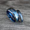 IMG_0510 Simply Meant To Be Ring, Blue Wedding Band, Blue Wedding Ring, Jack and Sally Ring, Jack and Sally Wedding Ring