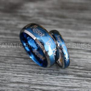 IMG_0510 Simply Meant To Be Rings, Blue Wedding Bands, Blue Wedding Rings, Jack and Sally Rings, Jack and Sally Wedding Rings