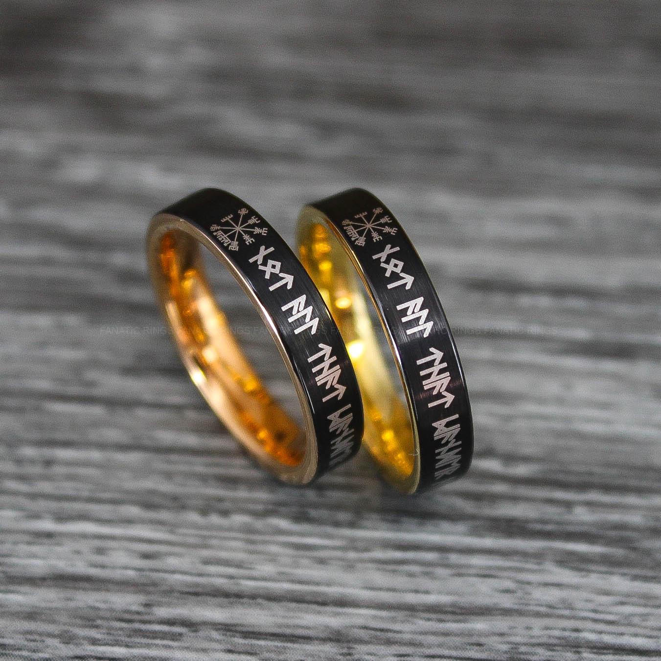 IMG_0513 Til Valhalla Rings, Vikings Rings, Runes Rings, Nordic Rings, Norsemen Rings, Nordic Runes Rings - Image 1