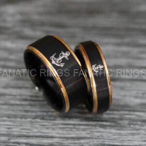 IMG_0520 Nautical Rings, Couple Rings, Anchor Rings, Viking Rings, Norse Rings, Anchor Wedding Bands