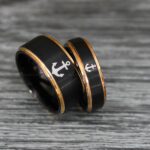 Nautical Ring, Anchor Ring, Viking Ring, Norse Ring, Anchor Wedding Band - Image 3