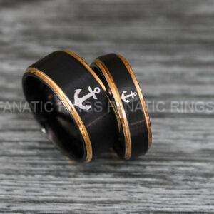 IMG_0522 Nautical Rings, Couple Rings, Anchor Rings, Viking Rings, Norse Rings, Anchor Wedding Bands