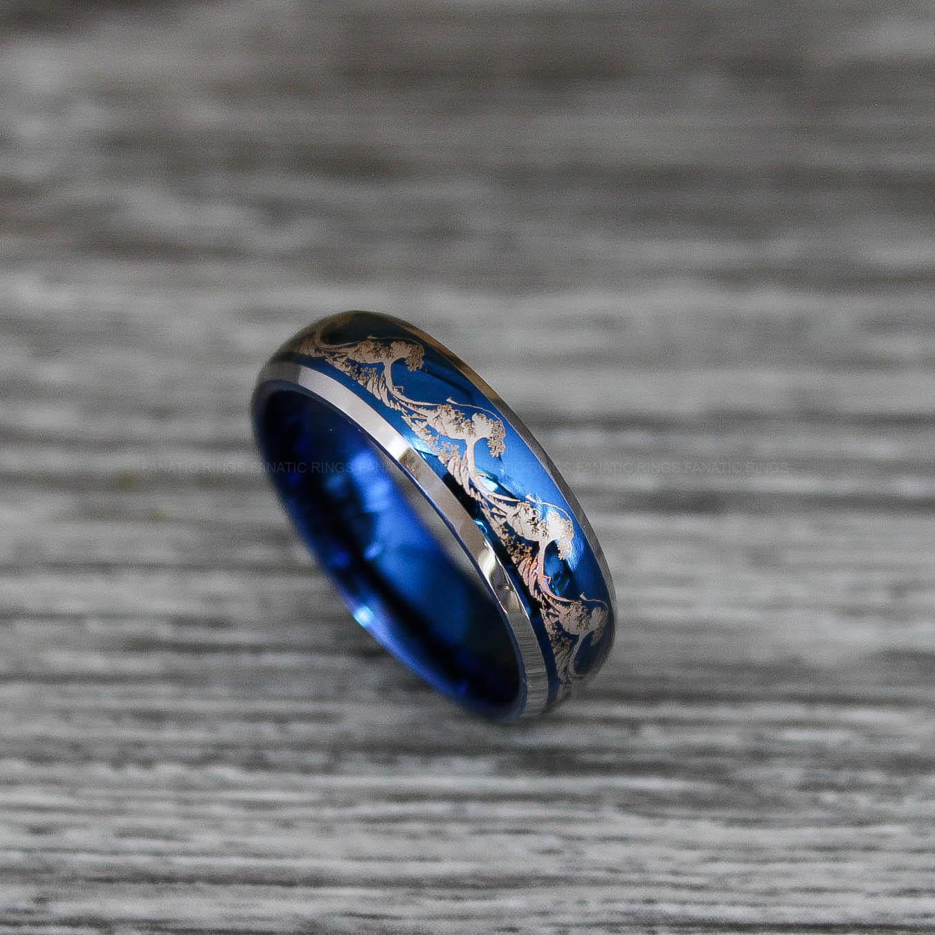 IMG_0523 Ocean Wave Ring, Wave Ring, Beach Jewelry, Beach Wedding Ring, Summer Wedding Ring - Image 1