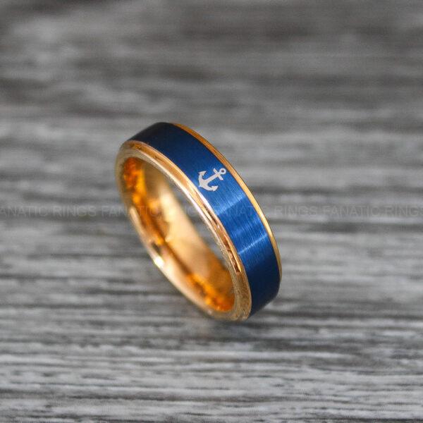 IMG_0529 Nautical Ring, Anchor Ring, Viking Ring, Norse Ring, Anchor Wedding Band