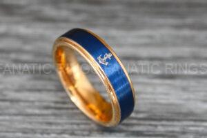 Nautical Ring, Anchor Ring, Viking Ring, Norse Ring, Anchor Wedding Band