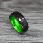 Nautical Ring, Anchor Ring, Viking Ring, Norse Ring, Anchor Wedding Band