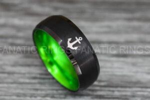 Nautical Ring, Anchor Ring, Viking Ring, Norse Ring, Anchor Wedding Band