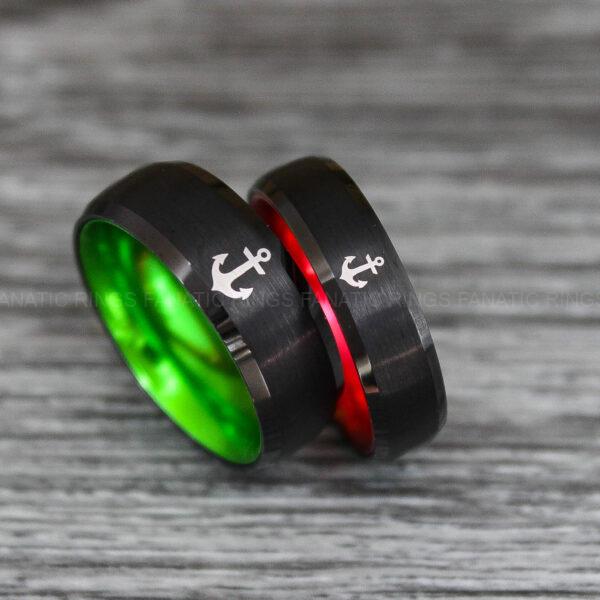 IMG_0532 Nautical Rings, Anchor Rings, Viking Rings, Norse Rings, Anchor Wedding Bands