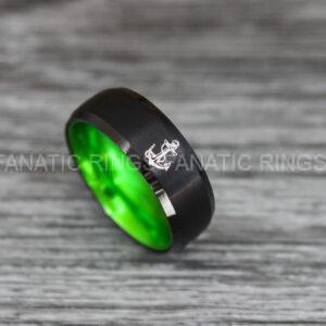 IMG_0533 Nautical Ring, Anchor Ring, Viking Ring, Norse Ring, Anchor Wedding Band