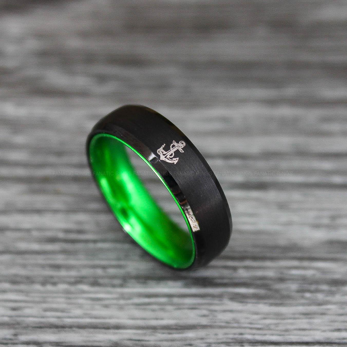 IMG_0535 Nautical Ring, Anchor Ring, Viking Ring, Norse Ring, Anchor Wedding Band - Image 1